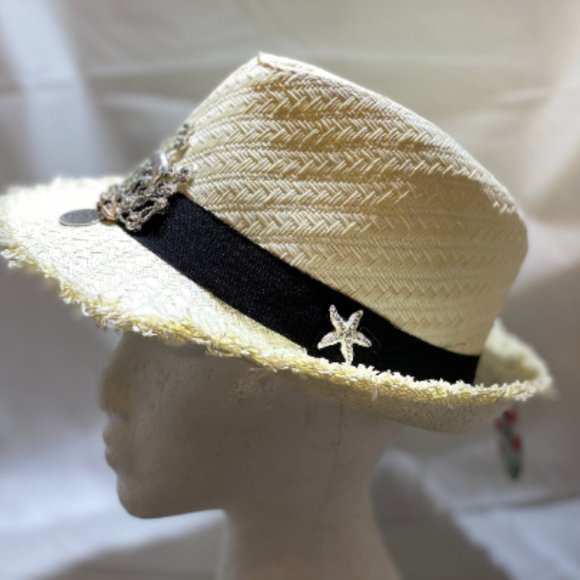 Handmade Mangrove Manatee Beach Fedora Sun Hat